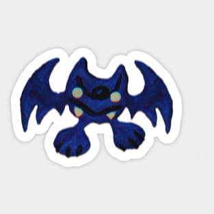 Claymation Bat Sticker